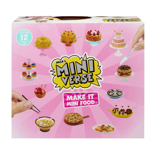 Miniverse Make It Mini Food Pizza Party Playset (Not Edible!)