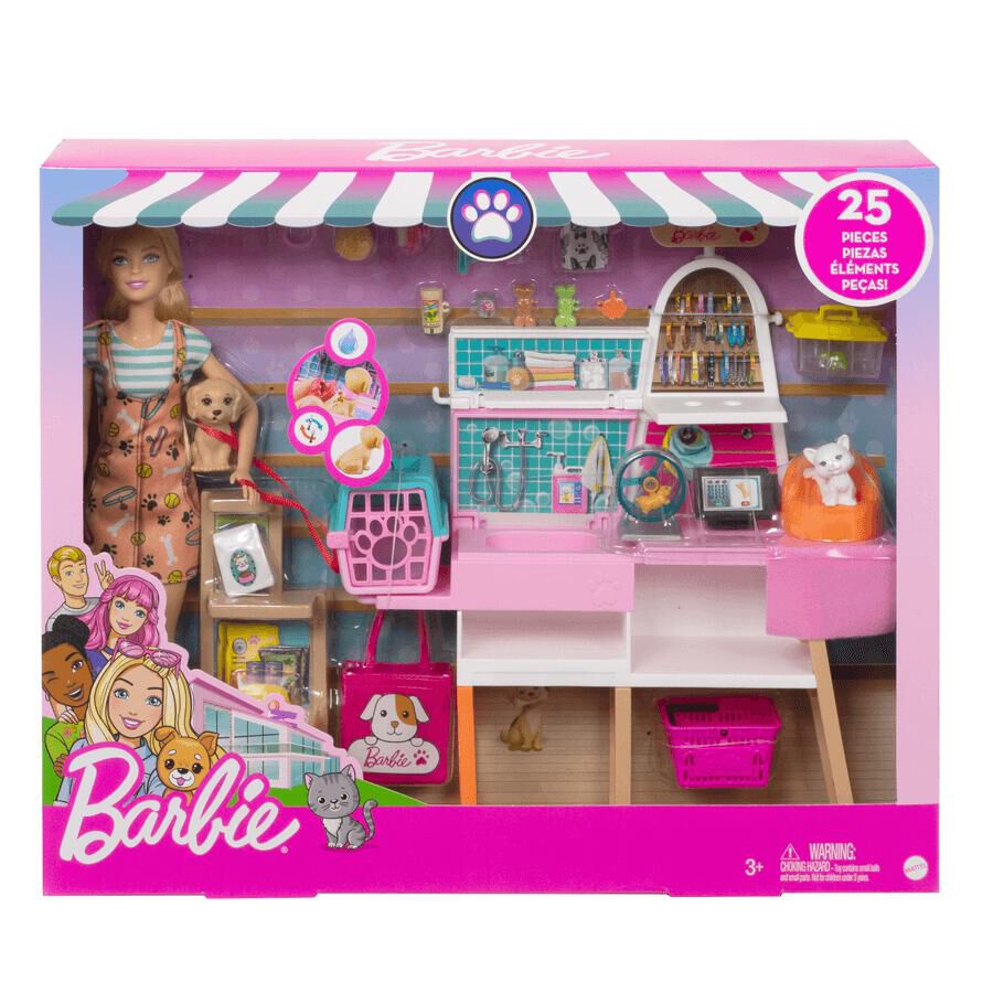 Barbie Doll And Pet Boutique Playset | Toys