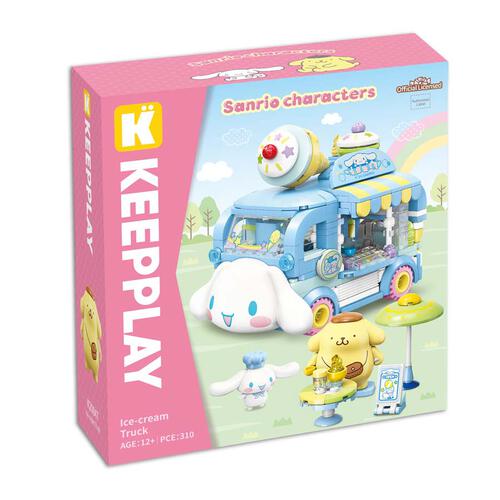 Qman Keeppley Cinnamoroll 與 Pompompurin 的甜品雪糕餐車