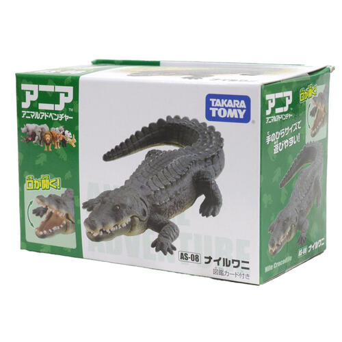 Original TAKARA TOMY Tomica Simulation Wild Animal Tiger Crocodile