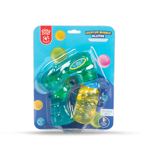 Play Pop Bubbles Light-Up Bubble Blaster