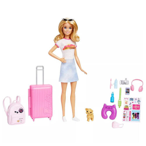 Barbie Travel Doll And Accessories