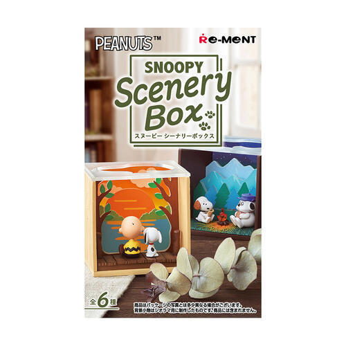 Re-ment Snoopy Scenery Box Blind Box Single Pack - Assorted