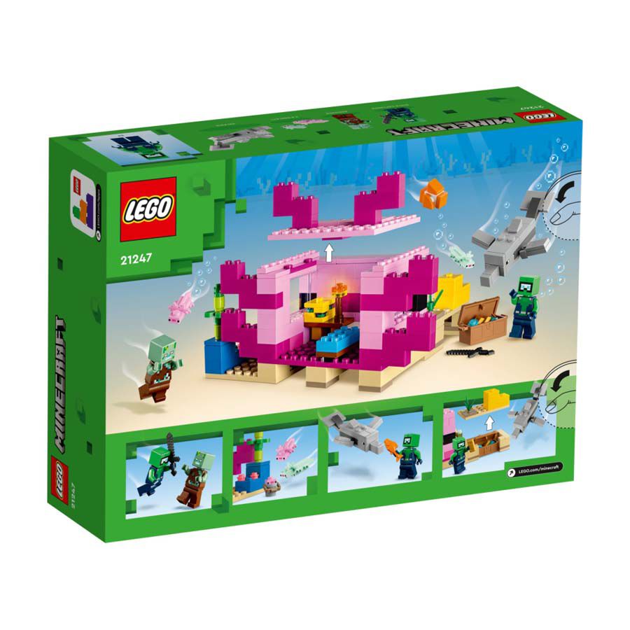 LEGO Minecraft The Axolotl House 21247 | Toys