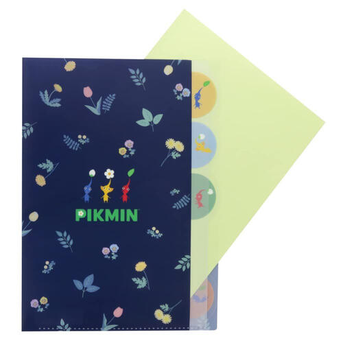 Nintendo Pikmin A4 Clear File (5 Pouches) - A