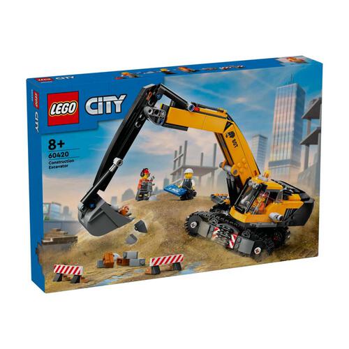 LEGO City Yellow Construction Excavator 60420