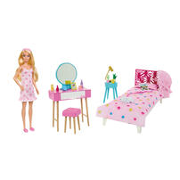 Barbie Doll And Bedroom Playset