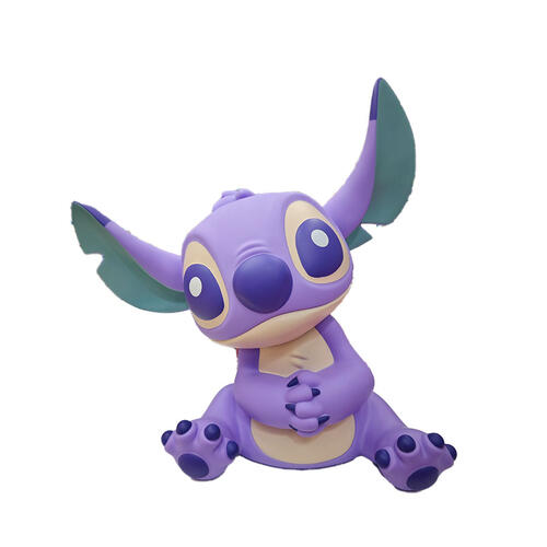 Disney Stitch Beast Kingdom Large Vinyl Piggy Bank - Stitch Lilac Color Version