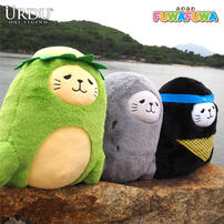 Urdu Fuwafuwa Soft Toy 30cm Seal - Ninja