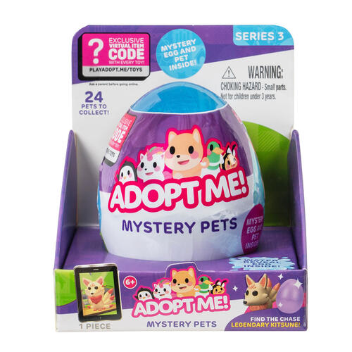 Adopt Me! Mystery Pets Series 3 Blind Pack (24 Pieces) Original Box - Assorted