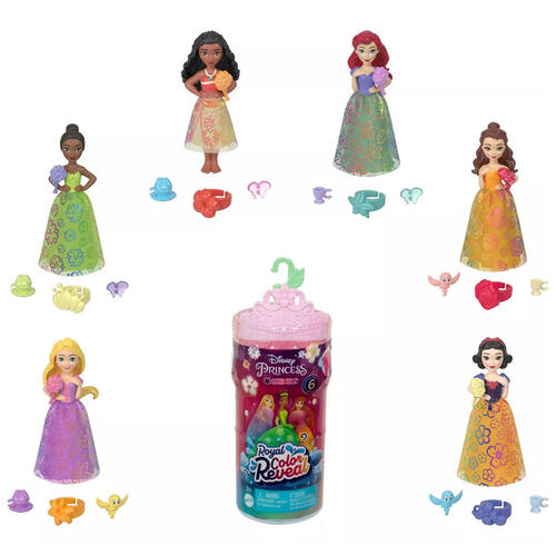 Disney Princess Royal Color Reveal Small Doll - Assorted