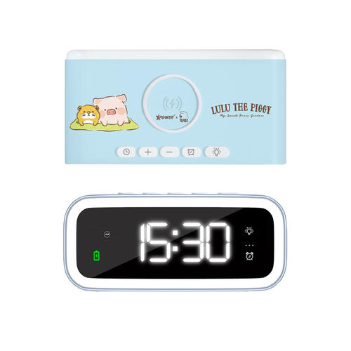 XPower x Lulu the Piggy 15W Wireless Charging Alarm Clock With Light