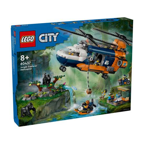 LEGO City Jungle Explorer Helicopter at Base Camp 60437