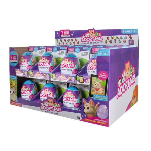 Adopt Me! Mystery Pets Series 3 Blind Pack (24 Pieces) Original Box - Assorted