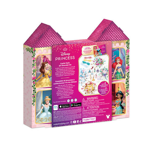 Make It Real Disney Princess Castle Style DIY Bracelet Kit