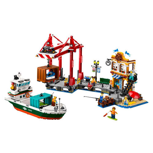 LEGO樂高城市系列 濱海港口和貨船 60422