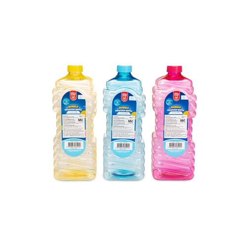 Play Pop Bubbles Bubble Solution Refill 1800ml (Single Bottle) - Assorted