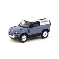 Tarmac Works 1/64 Land Rover Defender 90 Matt Blue Grey