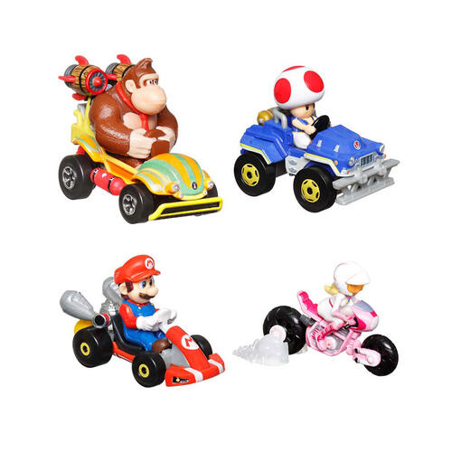 Hot Wheels Mario Kart 4 Pack - Assorted