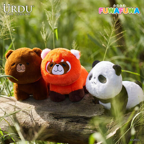 Urdu Fuwafuwa Soft Toy 30cm - Bear Brown