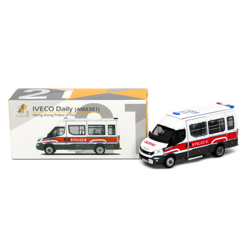 Tiny Diecast IVECO Daily Police Car (AM8381 PTUZ 4/1)