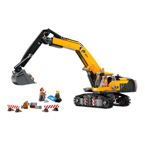 LEGO City Yellow Construction Excavator 60420