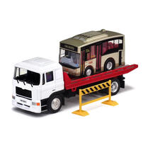 KMB 1:64 Model - Volvo B7RLE Mcv Euro IV 12M And Flated Tow Truck Set (72A)