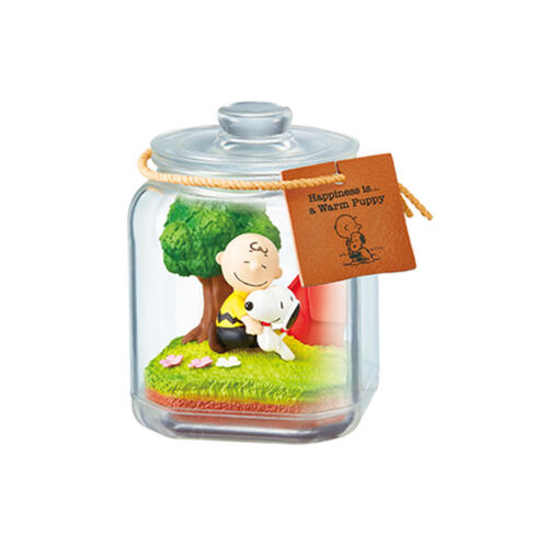 Re-ment Snoopy And Friends Terrarium Happiness With Snoopy Blind Box Single Pack - Assorted