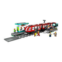 LEGO City Downtown Streetcar and Station 60423