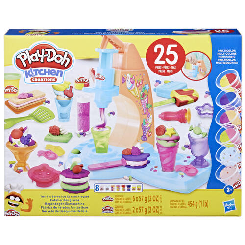 Lot of Play Dough Cutters Accessories Spatula Ice Cream Cone