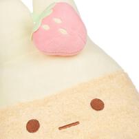 Sumikko Gurashi San-X Original Strawberry Series Soft Toy -  Ebifurai No Shippo (Fried Shrimp)