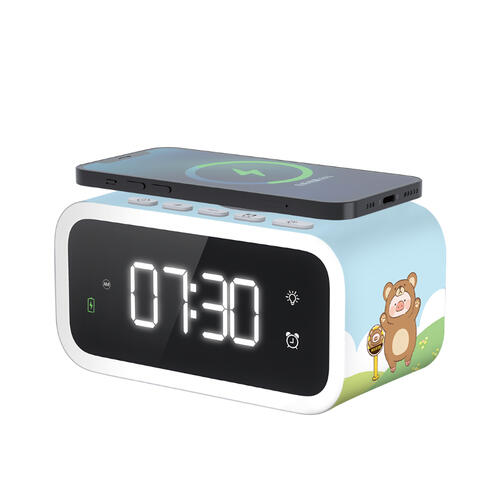 XPower x Lulu the Piggy 15W Wireless Charging Alarm Clock With Light