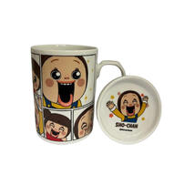 Sho-Chan Ceramic Mug With Lid 350ML