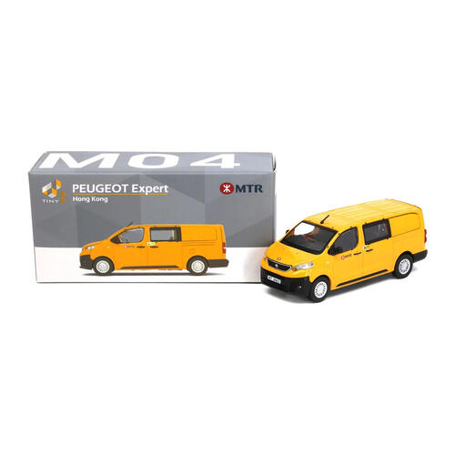 Tiny Diecast Peugeot Expert MTR (Yellow)