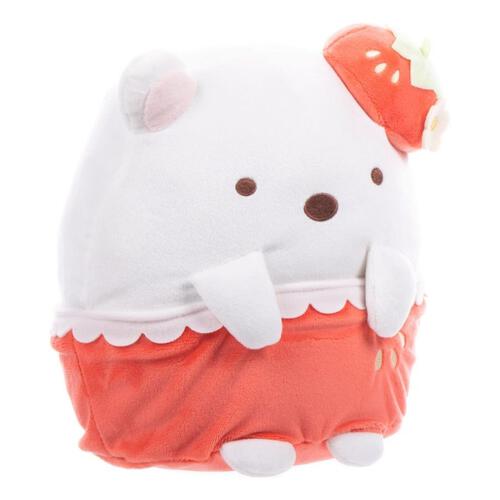 Sumikko Gurashi San-X Original Strawberry Series Soft Toy - Shirokuma