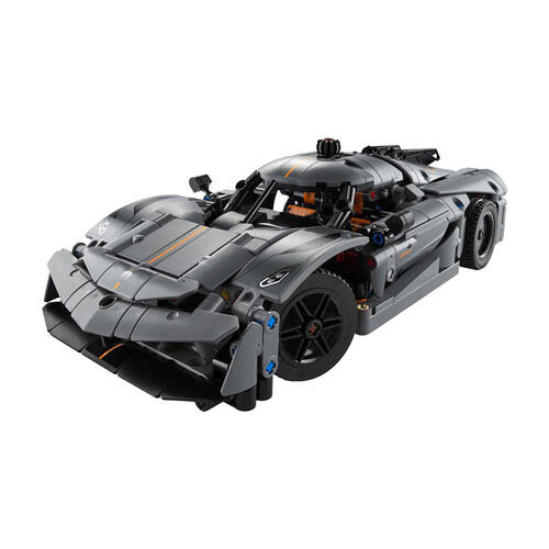 LEGO Technic Koenigsegg Jesko Absolut Gray Hypercar 42173