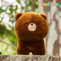 Urdu Fuwafuwa Soft Toy 30cm - Bear Brown