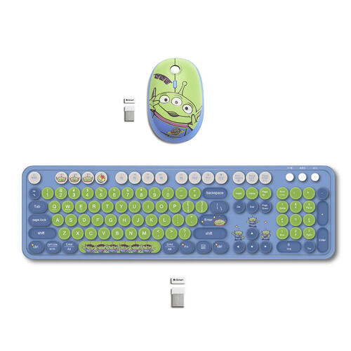 i-Smart Disney Wireless Keyboard And Mouse Bundle Set - Alien