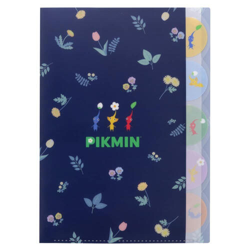 Nintendo Pikmin A4 Clear File (5 Pouches) - A