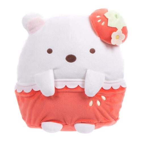 Sumikko Gurashi San-X Original Strawberry Series Soft Toy - Shirokuma