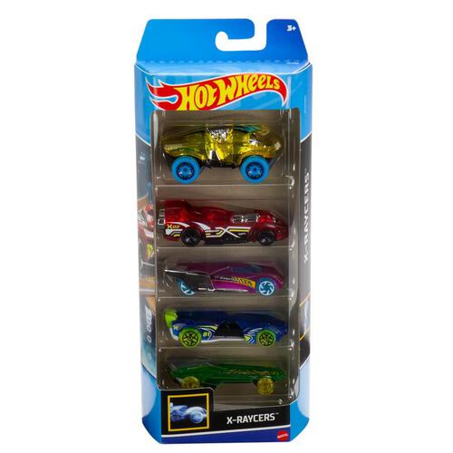 Hot Wheels Essential Basic 5 Car Pack - Assorted